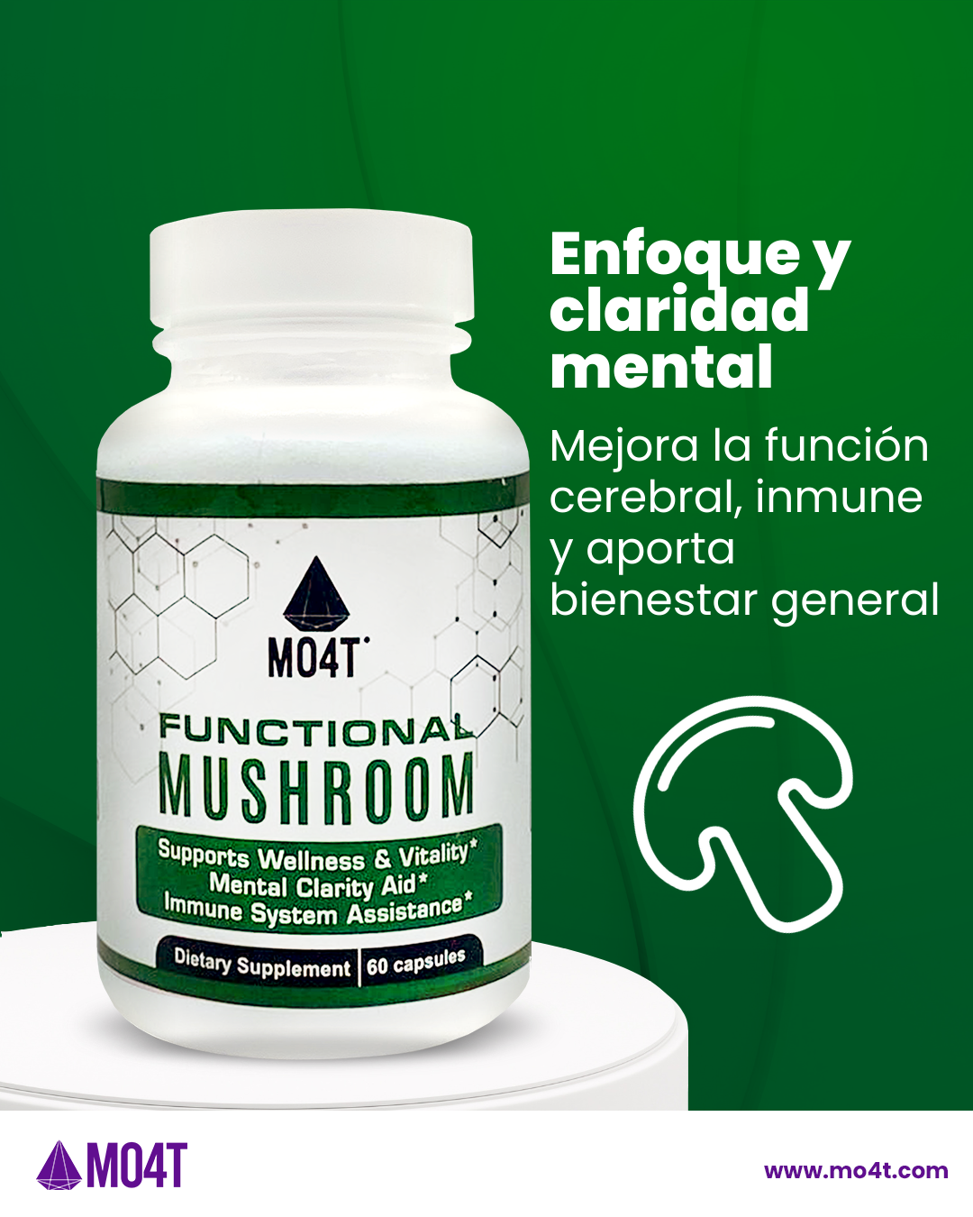 FUNCTIONAL MUSHROOM - Enfoque y claridad mental