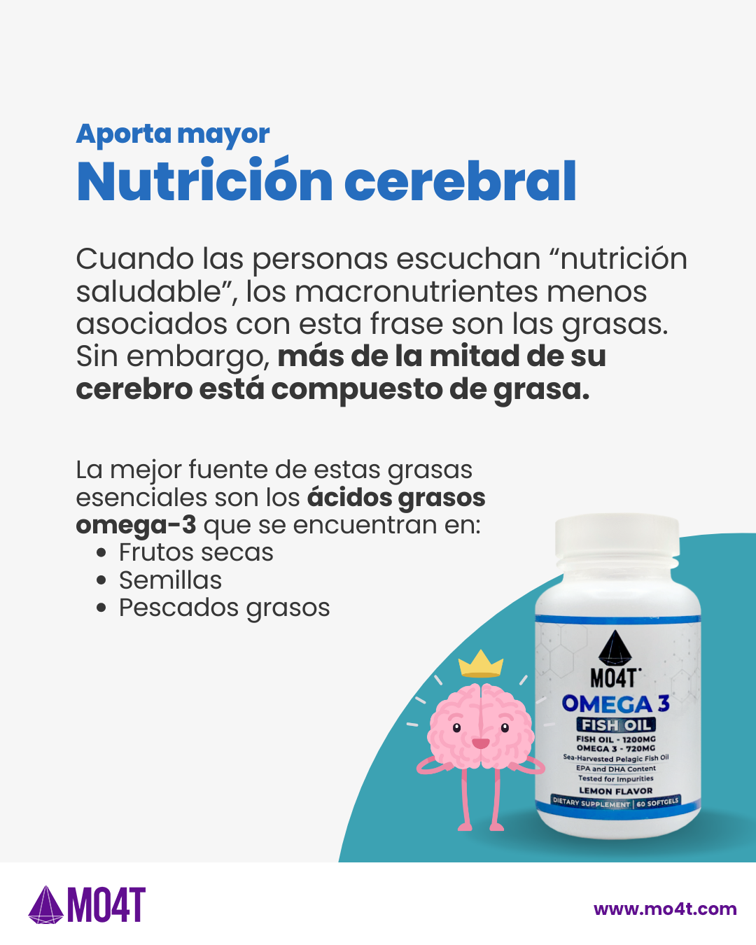 OMEGA-3 CON EPA Y DHA - Para el corazón, cerebro y sistema inmune