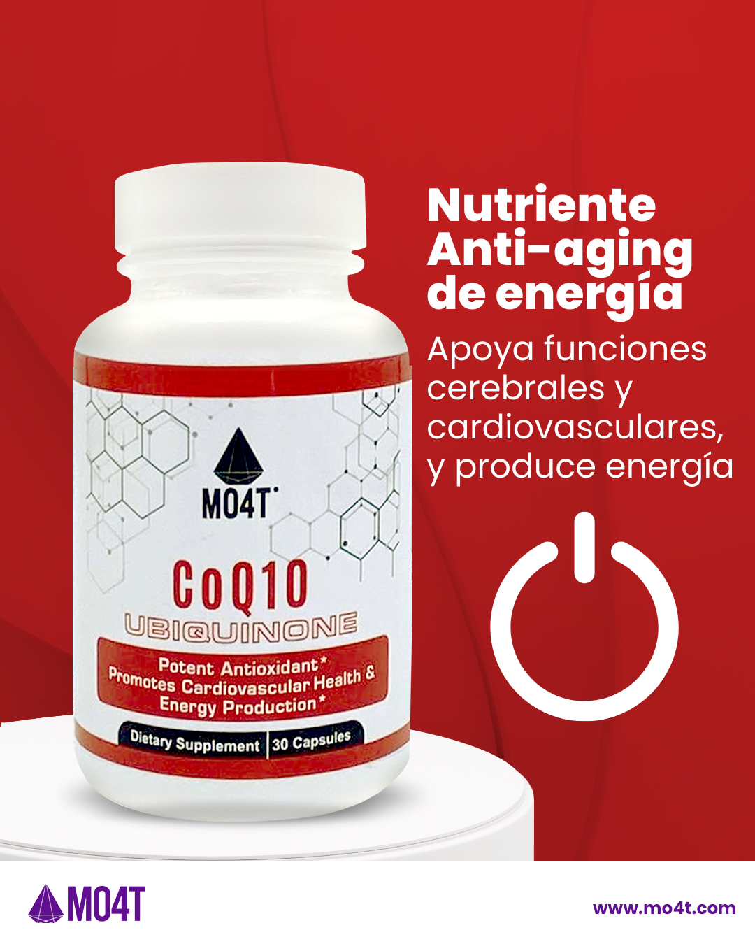 COQ10 - Nutriente anti-aging de energía