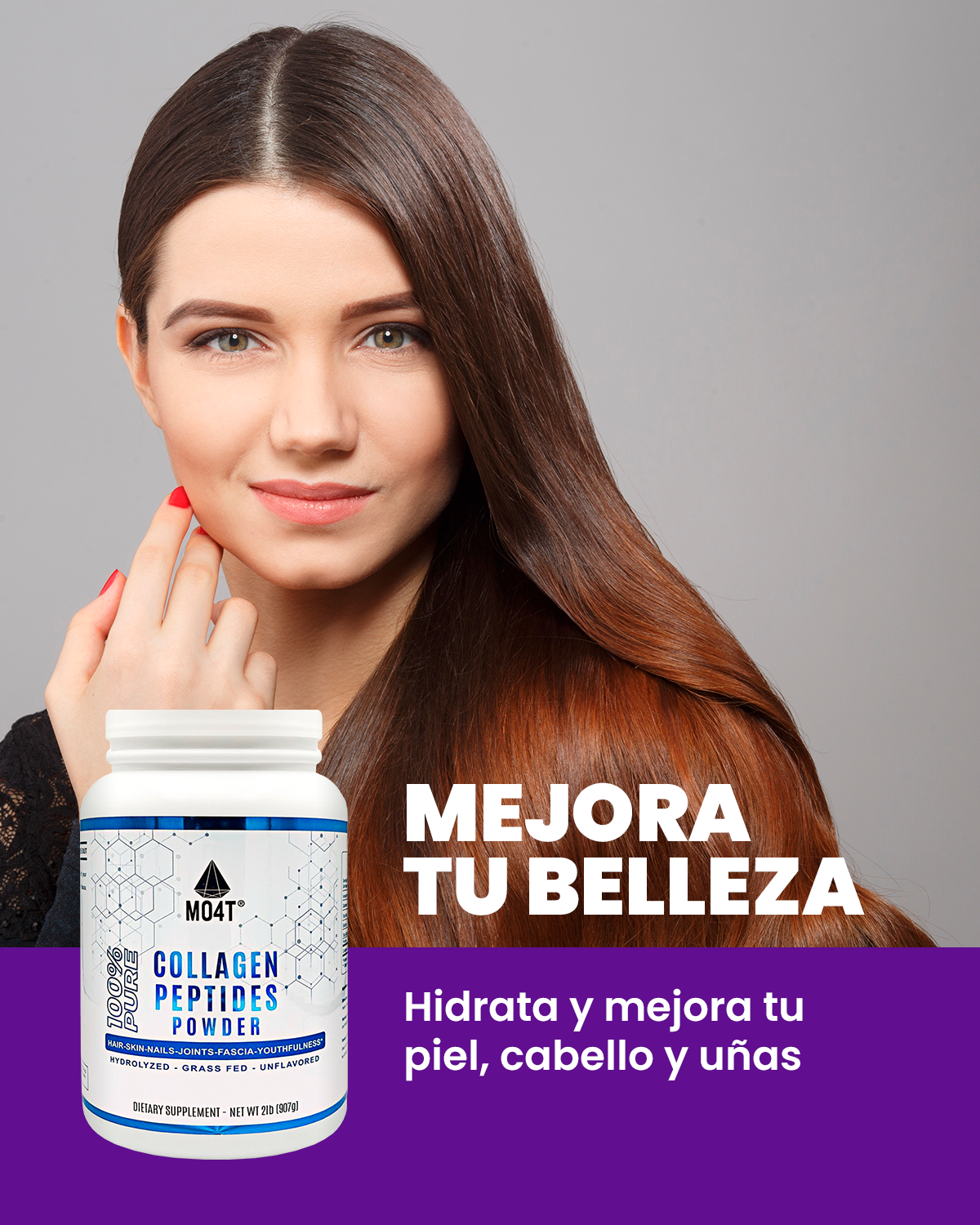 PEPTIDOS DE COLÁGENO HIDROLIZADO - (Pack familiar, 82 servicios)