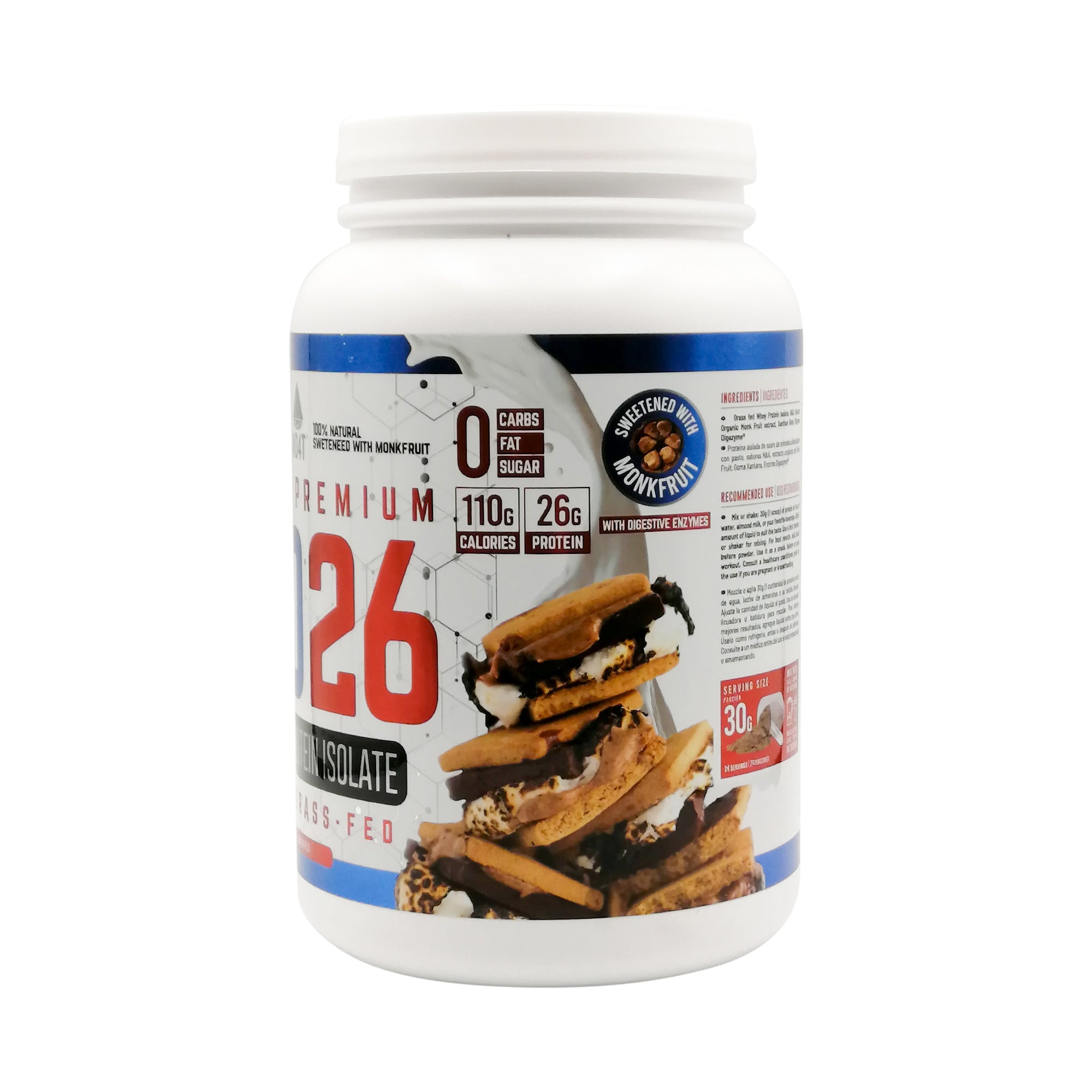 PROTEINA ISO26 (Premium Whey Protein Isolate) - Sabor Smores